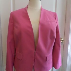 Women's Plus Size Blazer, 16W, Nine West, Pink, Pre-Owned, Good Condition